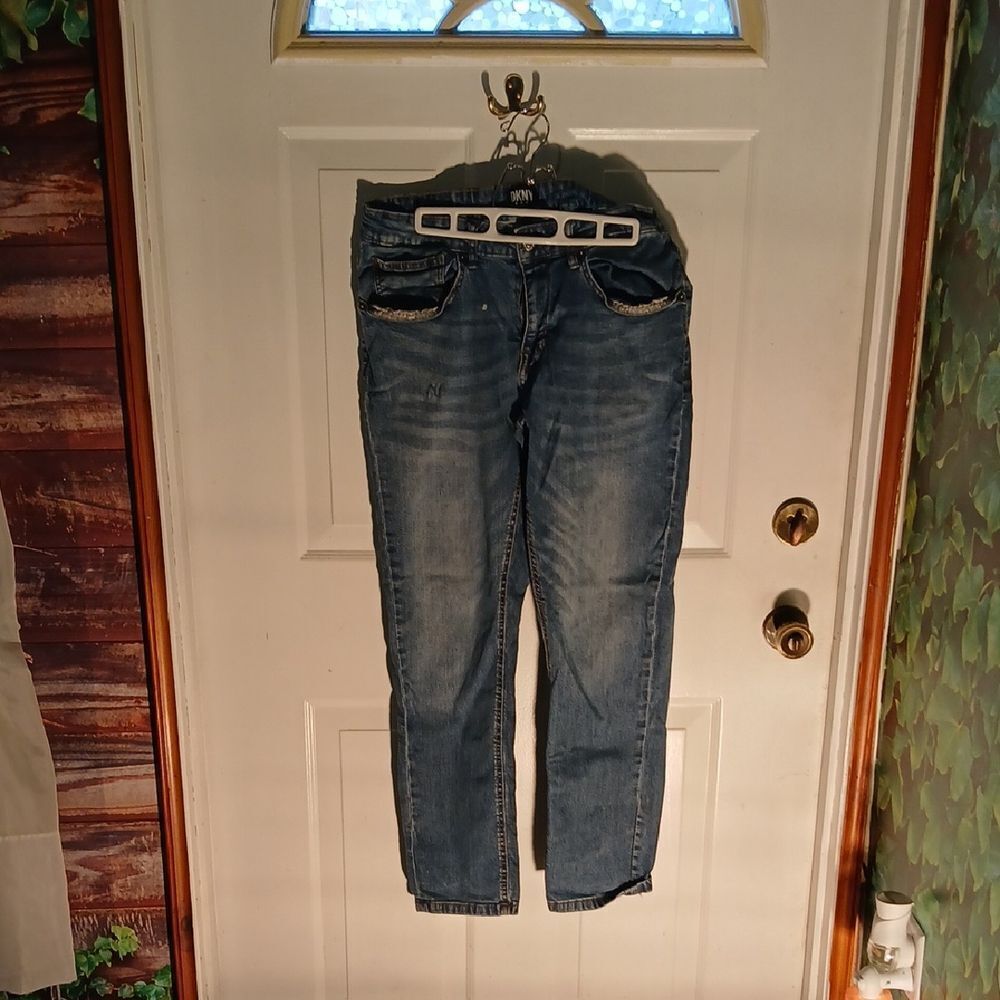 DKNY Men's Denim Slim Jeans RL36